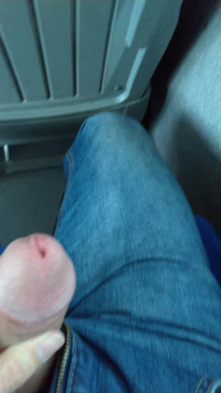 Jerking off in the bus