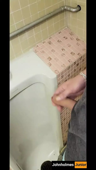 johnholmesjunior caught by stranger shooting huge cum load in nanaimo mens public bathroom