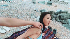 Md-0210-1 Island Lover Part 1: Unforgettable Thrust on an Uninhabited Beach