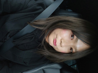 A cross-dressing boy wore a black dress, full-body tights on the inside, and drove in all-black. thumbnail