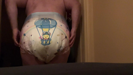 Try new rearz diapers and snapsuit whit a huge plug In my ass