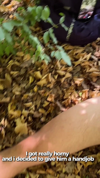 I was taking a quiet walk and found a BIG COCK