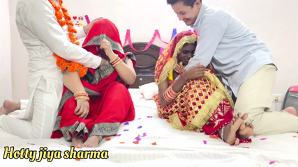 First Night of a newly married desi beautiful girl with addicted husband