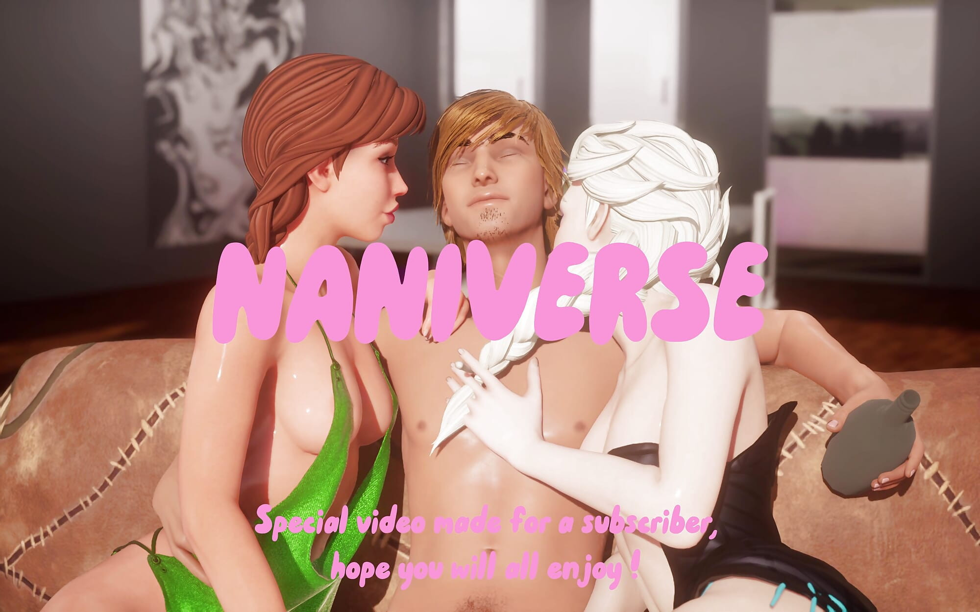 ANNA AND ELSA (FROZEN) THREESOME