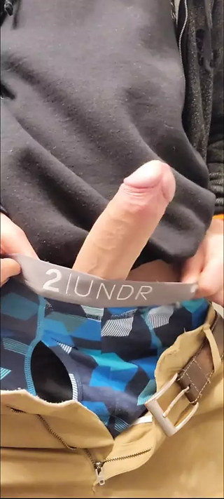 Johnholmesjunior in solo after work jerk off show with huge hard monster cock in vancouver bathroom