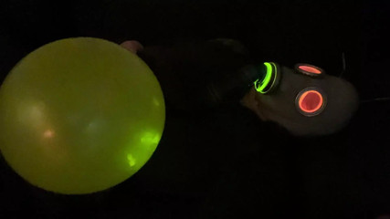 BHDL -  N.V.A. LATEXGASMASK BREATHPLAY - THE GLOWING REBREATHALYZER PART 2 -