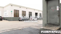 BBW on Bicycle Gets Double Teamed and Fucked by 2 Big Dicks