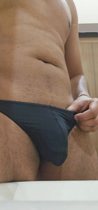 Bought new sexy underwear enjoying that then did masturbation