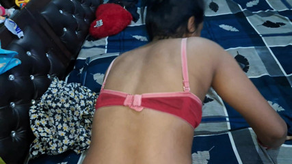 Finally Today after a long time i convence my stepsister for sex and she agreed she rides my dick very well get cum inside pussy