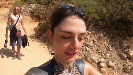 Hiking Got Too Hot! Dread Hot Gets Fucked Public by the Sea