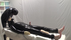 Mrs. Dominatrix and her experiments on a slave. 2 angle