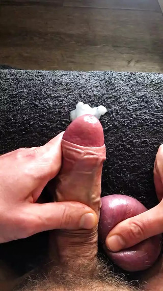 Foreskin Jerking, No Head Touching, Tied up Ball Squeeze Ruined Cum