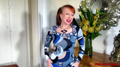 Red XXX is home alone and horny