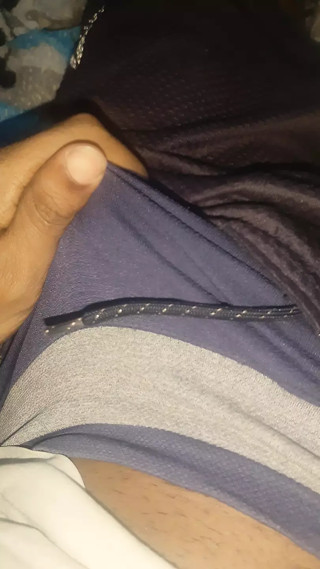 Masturbating 