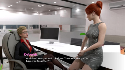 Moving Down: two lesbians, pussy licking, multiple orgasms in the office ep.37