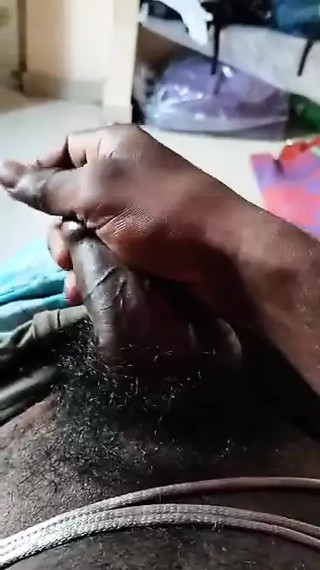 Indian Tamil boy big cock shaking