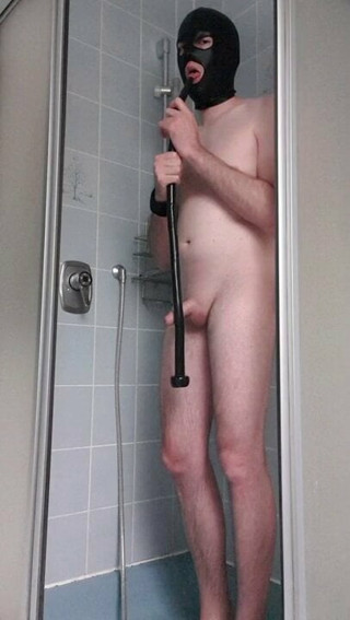 Extreme Long Anal Dildo Belly Inflation Enema