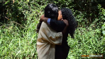 These two SKINNY EBONY girls waited for a quiet house... then scissored each other till both came