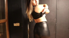 Farting in My Dark Room in Leatherpants
