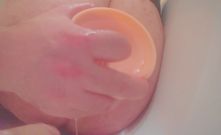 Anal fuck big ass with 15 inch dildo