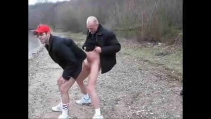 Step Dad barebacks boy by the river
