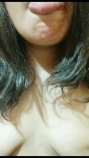 Tiny Thong Tucked Between My Vaginal Lips Causing the Squirt