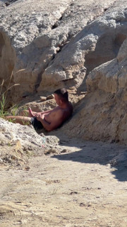 Hot guy caught jerking and i flash him