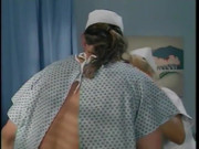 Injured patient in head bandage gets nurse pussy