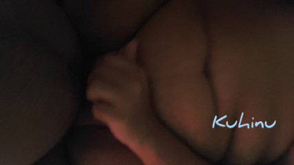 The pleasure of taking out cum while hard.
