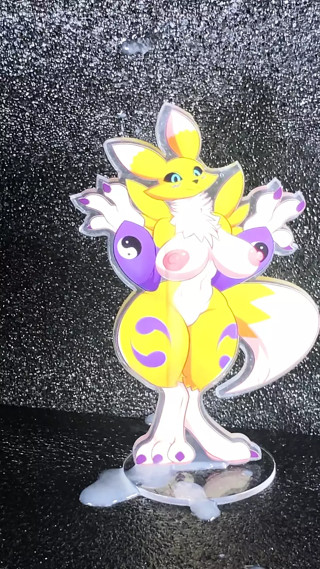 Sexy Digimon Renamon Standee Cum Tribute