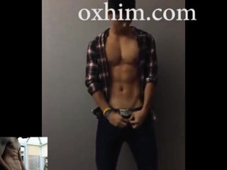 straight guys jerk off in public