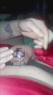 Hubby released from chastity and edged repeatedly Part 1