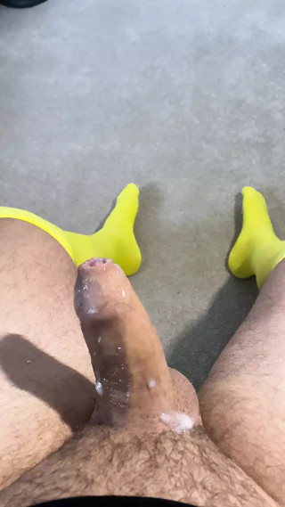 Sucking cum off my fingers thumbnail