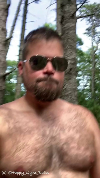I like to go for hikes completely naked!