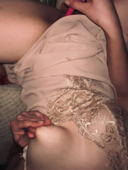 Slow sensual teasing with vibrating pussy play