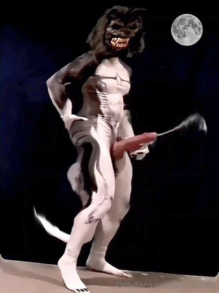 Werewolf Returns with a Big Cock and Big Cumshot