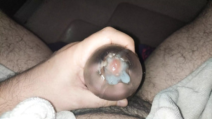 Toy Flooded with Sticky Cum