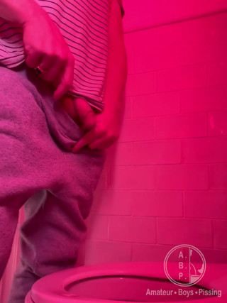 Amateur Sports Boy Caught Peeing