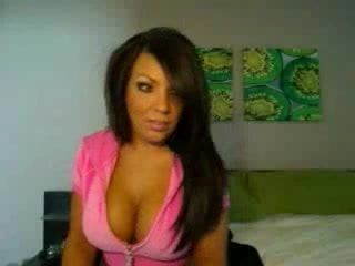 Hot busty brunette webcam lady 5