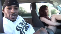 Interracial video with Mae Victoria a brunette MILF gets her