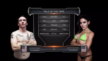 Jason Michaels Wrestles Agatha Delicious and He Thinks He Has a Chance