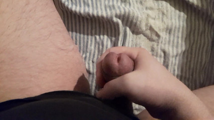Young chubby cums