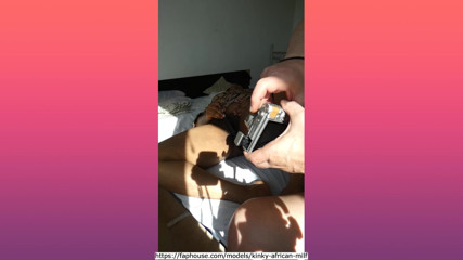 Kinky African MILF's peeing day, 01, part 2 (24:54)