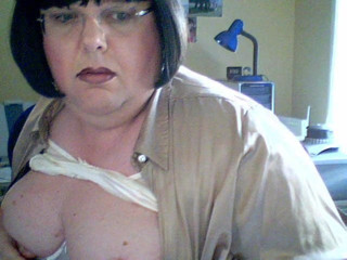 Sue on webcam