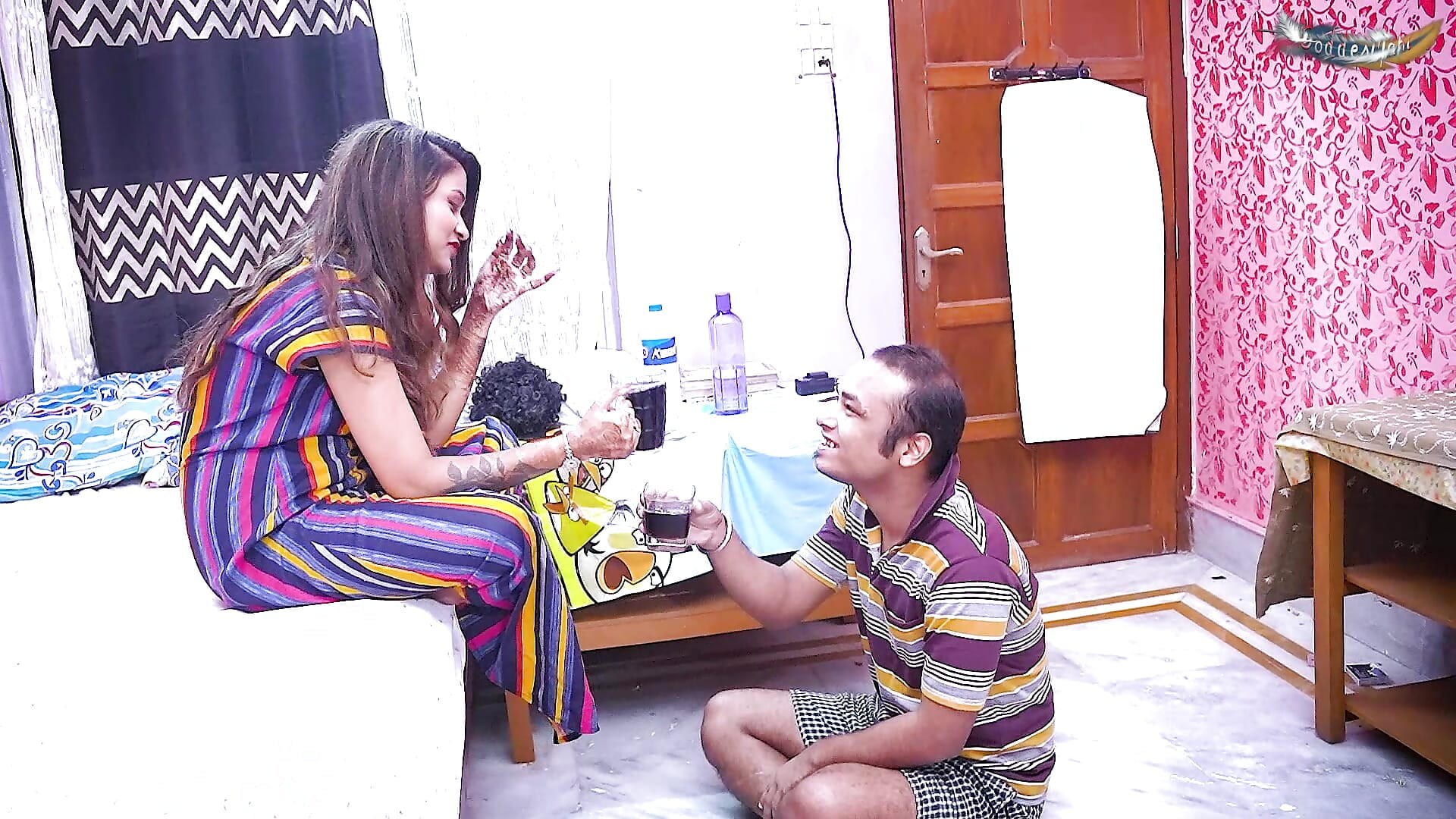 Desi Bbhabhi Hardcore Fuck with Her Debar When She Was Alone at Home (hindi Audio)