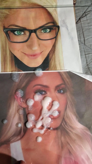 WWE Alexa Bliss Cum Tribute 76