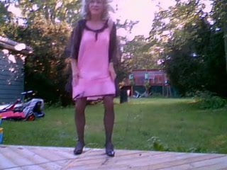 Cummin in Pink Satin
