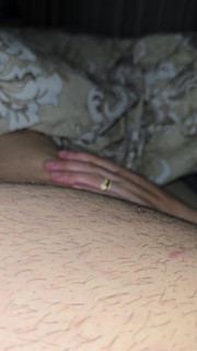 Will step mom hand slip into step son dick or not