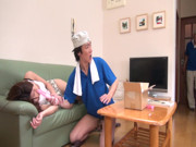 A067G01 A favorite thing that seduces a delivery man is a rich honey pot 3PSEX!