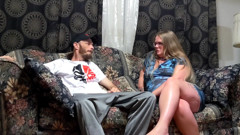 I Fucked My Chubby Step Cousin on Grandma's Couch!